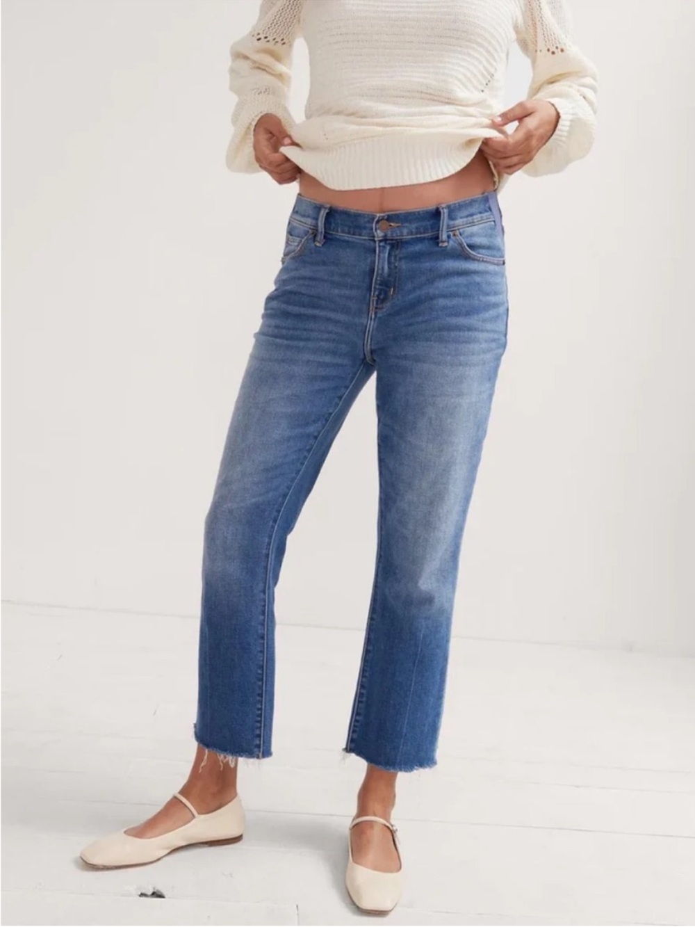 Hatch The Crop Maternity Jean In Indigo Size 34